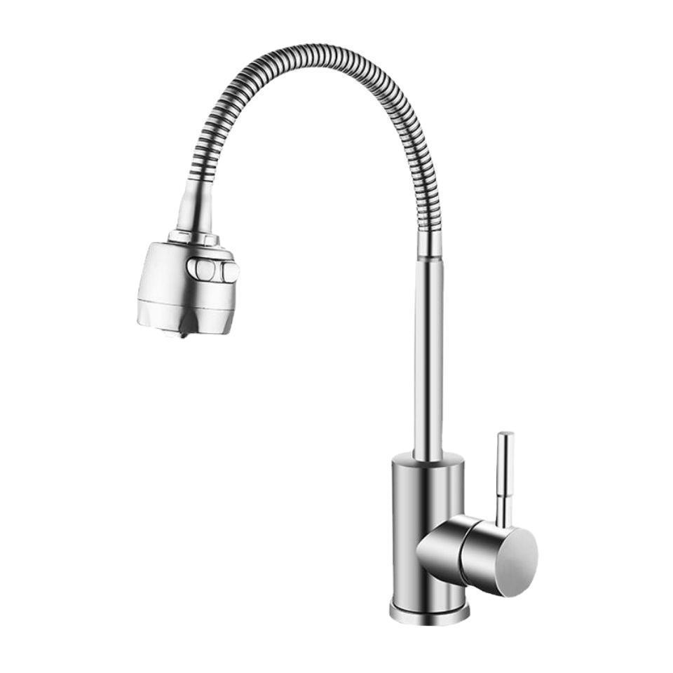 304 Stainless Steel 360 Pull Out Down Kitchen sink Faucet  Mixer Hot and Cold Water Tap Pull Out Sprayer Faucets