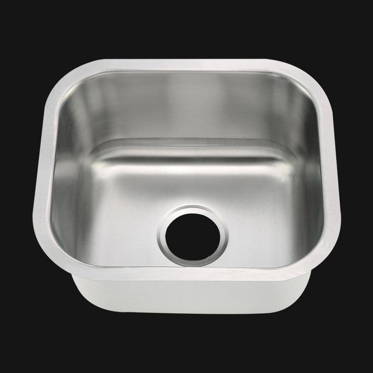 High Quality 201 304 Stainless Kitchen Sink Restroom Stainless Steel Sink for kitchen faucets Apartment Handmade single bowl