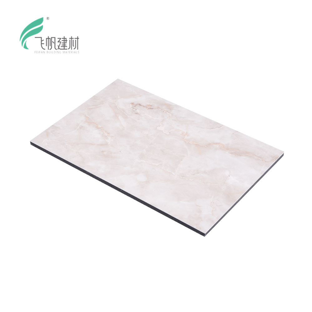 Faux Marble Aluminum Composite Panel Bamboo Charcoal Fiber Wood Veneer Wall Panel