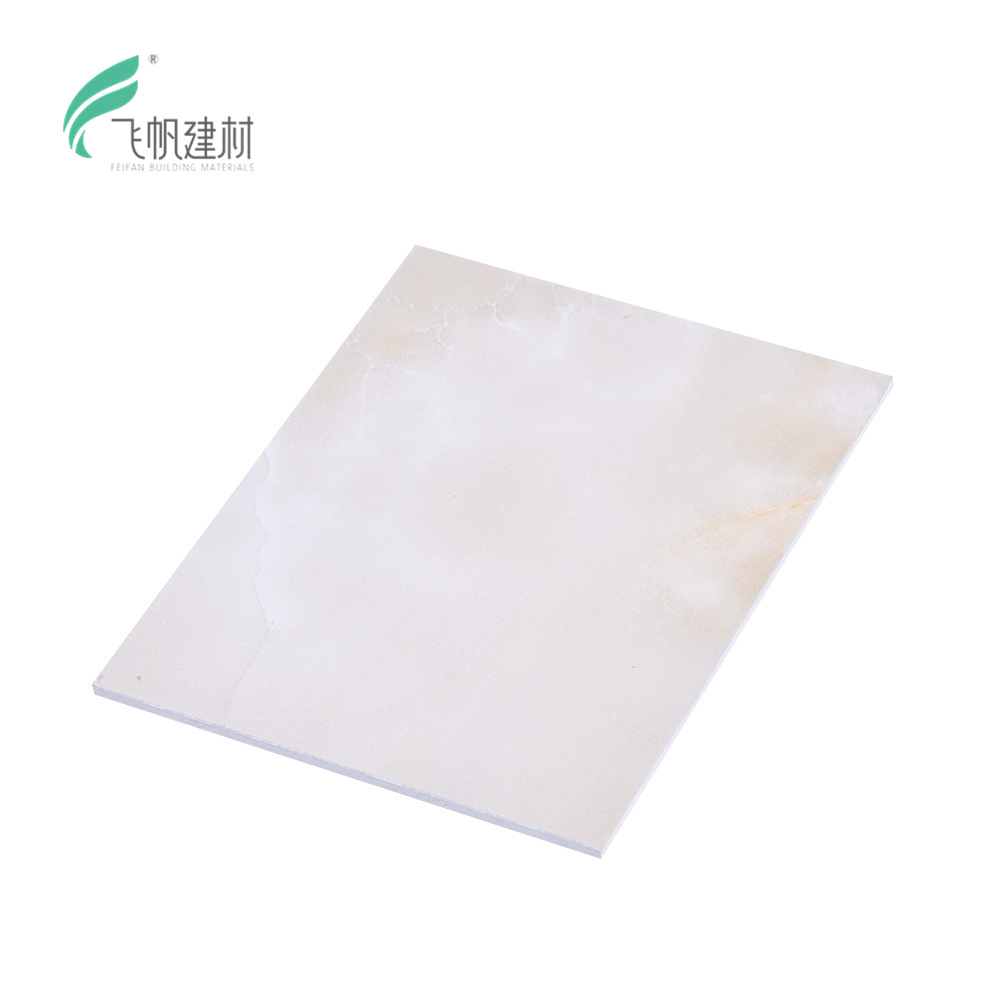 Feifan marble finish layer light aluminum cladding stone plastic board fireproof spc panel marble aluminium cladding board