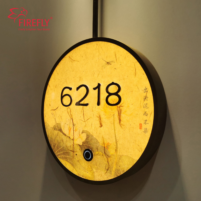 Factory direct sales modern house numbers metal door sign ada braille sign hotel door number plates