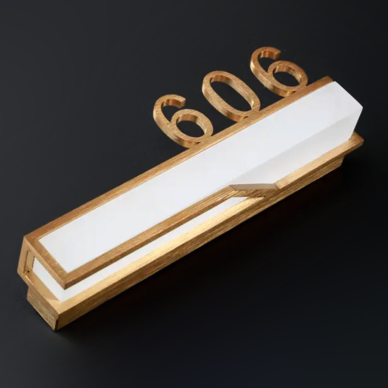 2024 New Arrival Metal Acrylic House Sign Number Led Light