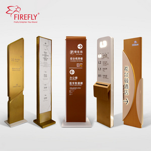 Customized Directional Signage Freestanding Led Wayfinding Sign for Airport Shopping Mall Parking