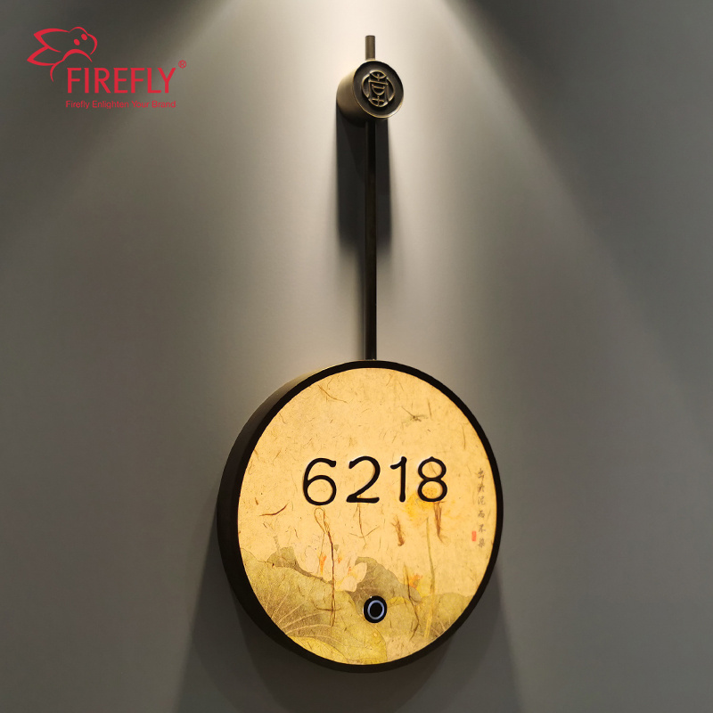 Factory direct sales modern house numbers metal door sign ada braille sign hotel door number plates