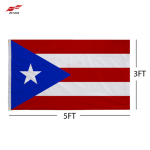 Wholesale 3*5 Ft Puerto Rican National Flag 100% Polyester No Fade Puerto Rico Flags