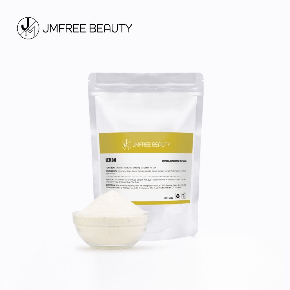 JMFREE Custom Logo Oem Available Hydrojelly Powder Lemon / Ha Hydro Jelly Mask Powder Peel Off Mask