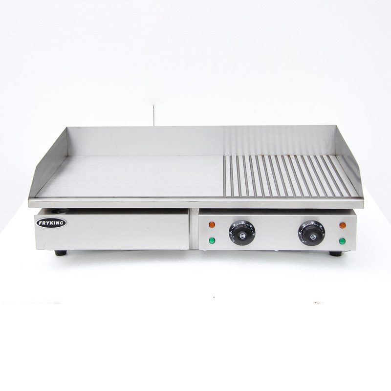 Factory Direct Restaurant Stainless Steel Griddle Grill Tabletop Electric Commercial Griddle