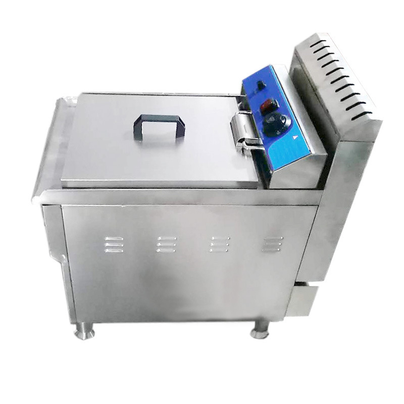 Factory Customized 18L Automatic Industrial Deep Fryer Natural Gas Deep Fryer Commercial With Drain Valve