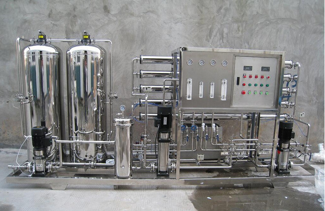 CE certificated river and lake water purifier, municipal water treatment equipment, 4 stage reverse osmosis water filter