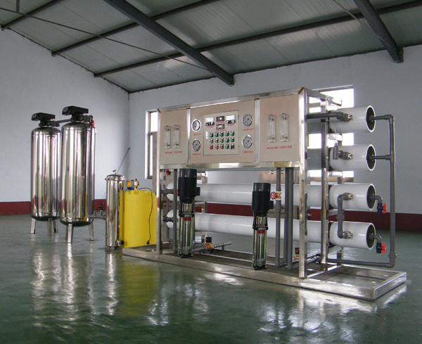 CE certificated river and lake water purifier, municipal water treatment equipment, 4 stage reverse osmosis water filter