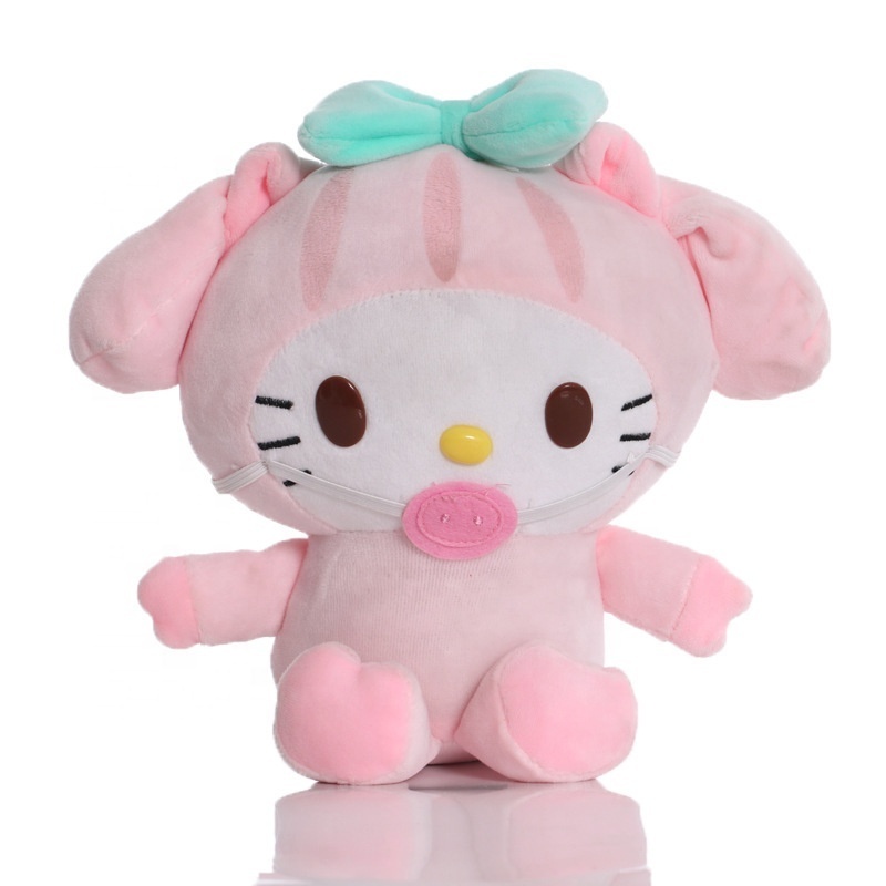 Popular 20cm Kitty stuffed toys Anime Hello KT Cat Cartoon plush doll cat nap plush toys For Children Gift