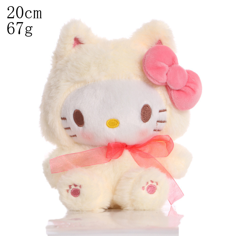 Popular 20cm Kitty stuffed toys Anime Hello KT Cat Cartoon plush doll cat nap plush toys For Children Gift