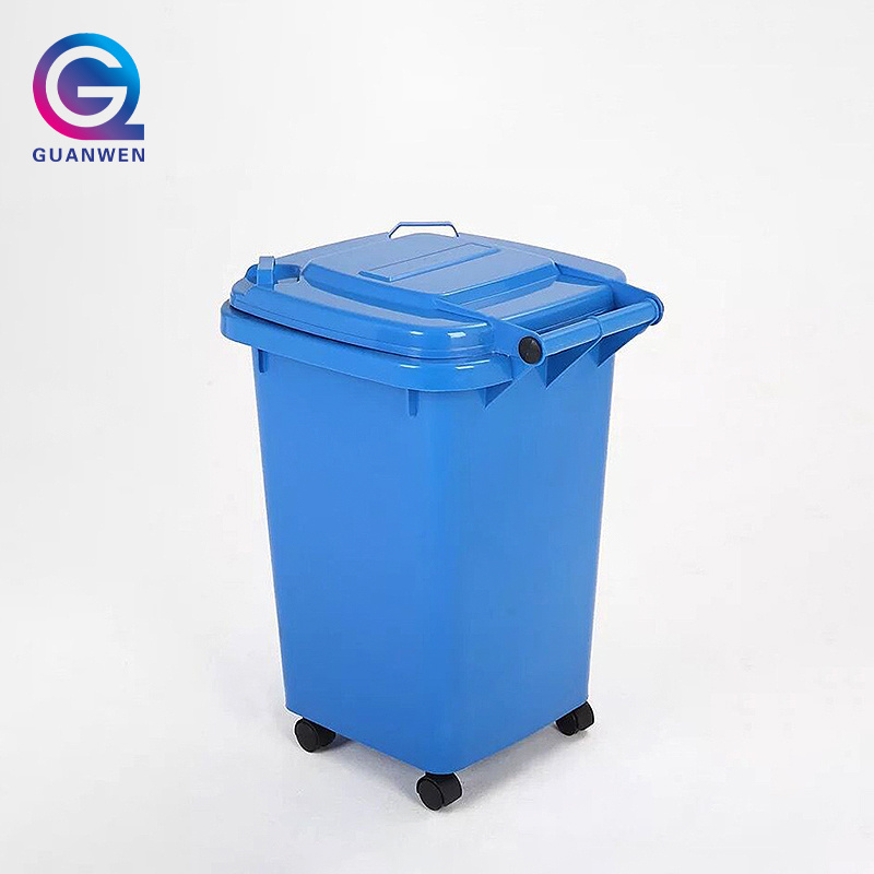 13 Gallon Trash Can With Lid Customized Color Medical Waste Bin Outdoor Trash Bin