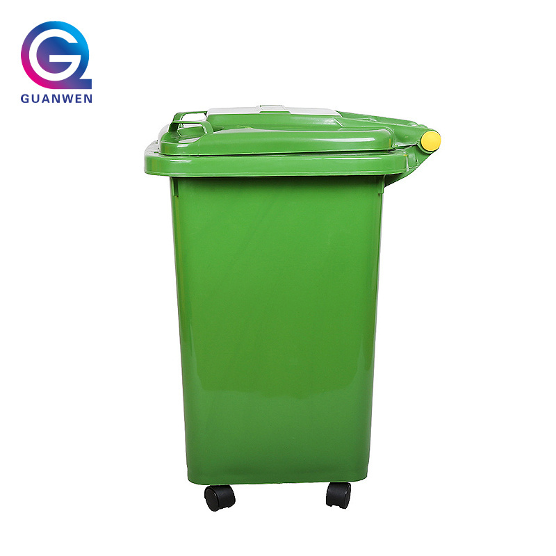 13 Gallon Trash Can With Lid Customized Color Medical Waste Bin Outdoor Trash Bin