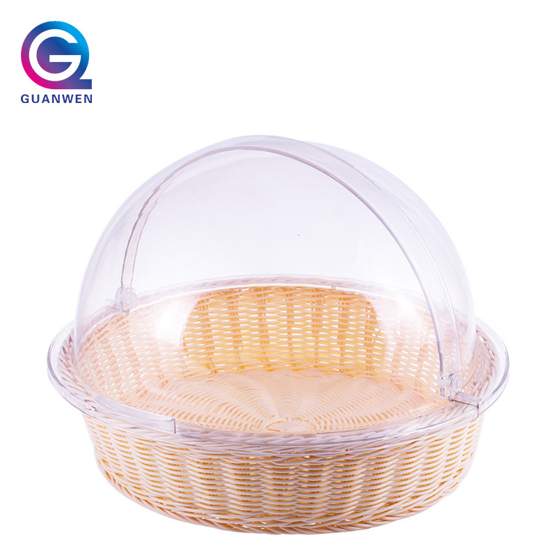 Kitchen Accessories Fruit Storage box with Cover Reusable Food Cover Clear PC Plastic Food Cover