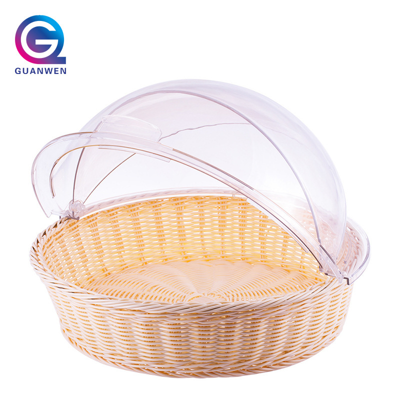 Kitchen Accessories Fruit Storage box with Cover Reusable Food Cover Clear PC Plastic Food Cover