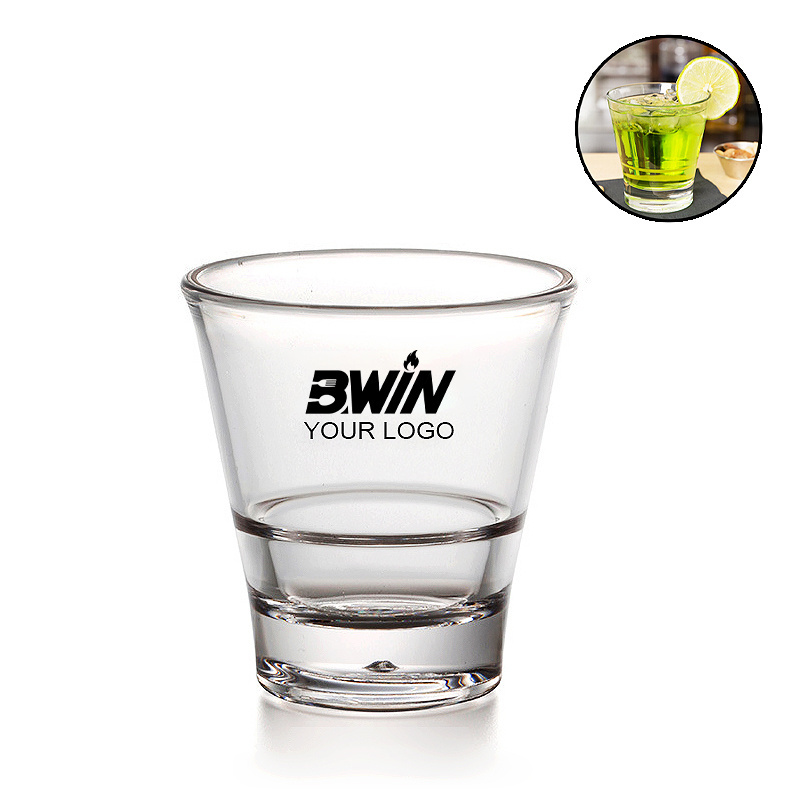 Sublimation Shot Glasses Custom Logo Plastic Mini Tumbler Mexican Whiskey Shot Glass