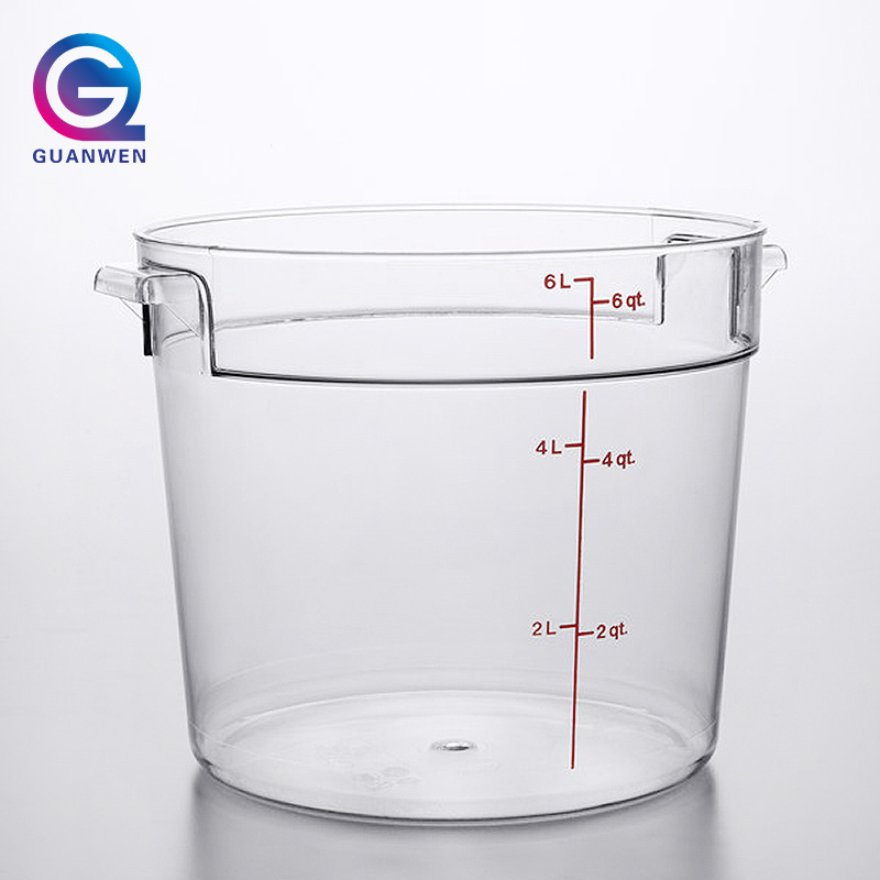 Stackable 6qt Plastic Food Storage Container Grade Airtight Food Storage Box Dry Cereal Food Container Storage