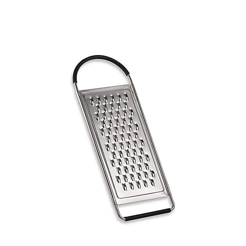 Stainless Steel Flat Coarse Grater Cheese Grater Garlic Nutmeg Chocolate Vegetables Grater for Kitchen