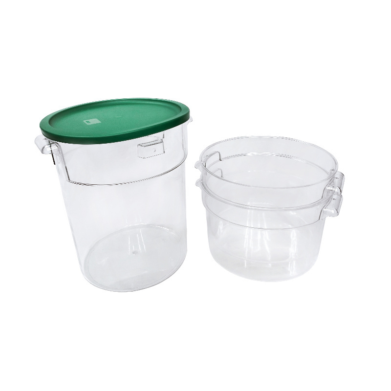 Stackable 6qt Plastic Food Storage Container Grade Airtight Food Storage Box Dry Cereal Food Container Storage