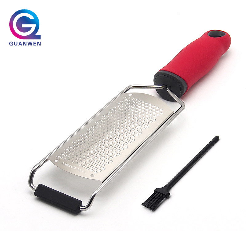 Professional Stainless Steel Cheese Vegetable Grater Ergonomic Soft Handle Ginger Garlic Grater