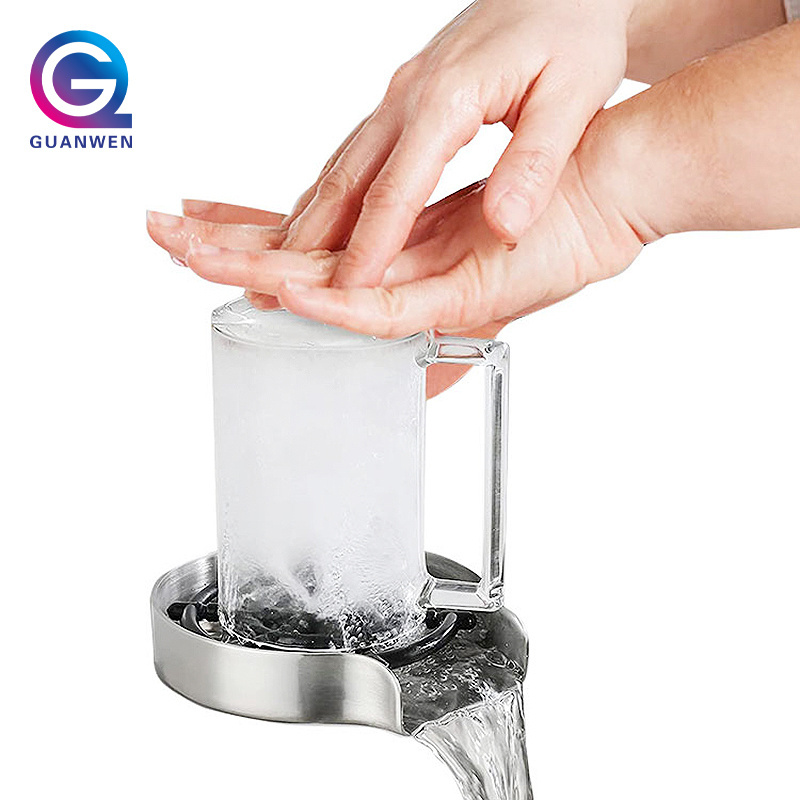 Automatic Glass Washer Glass Rinser Bar Tools Cup Cleaner For Sink Plastic Cup Washer