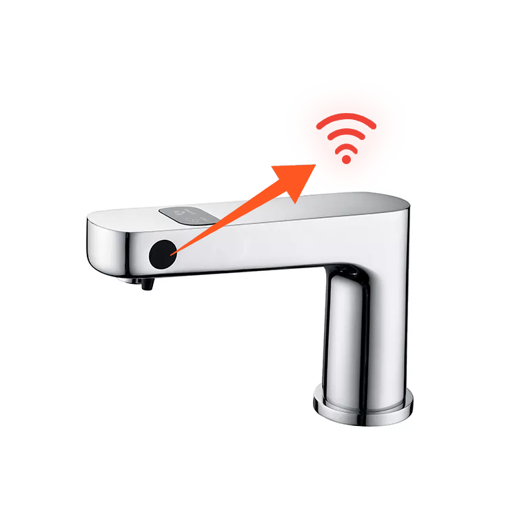 Infrared LED Sensor Smart Faucet With Soap Sensor Water Tap Faucet Automatic For Bathroom