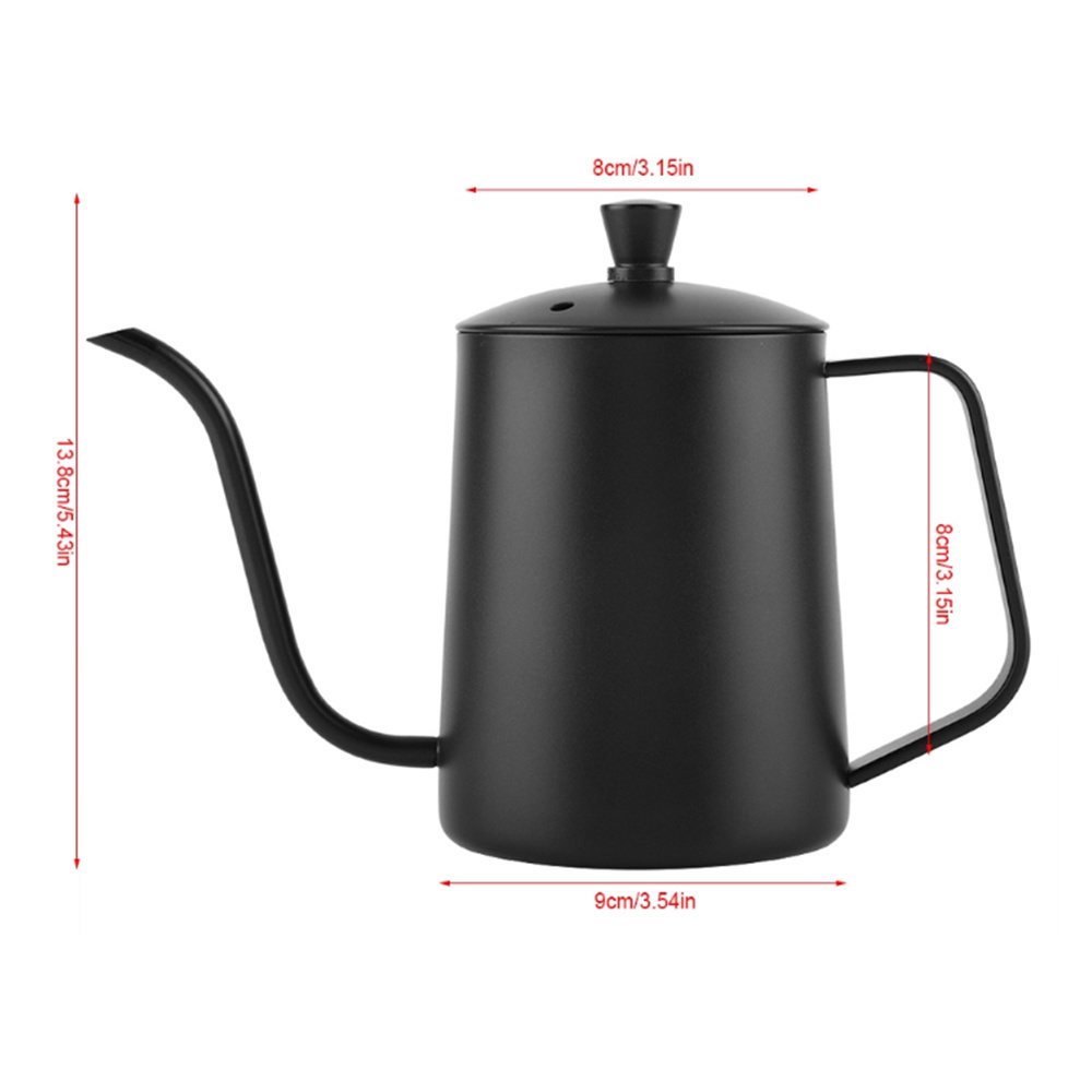 Amazon Best Seller Black Gooseneck Pour Over Drip Coffee Kettle Pot