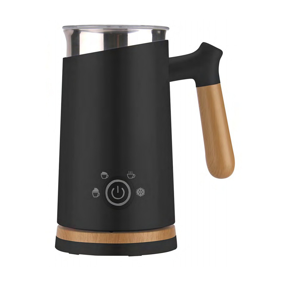 Classic 4 in 1 Electric Steel Stainless Steel Milk Foam Maker Steamer Coffee Frother with Custom Logo Eco-Friendly round Design