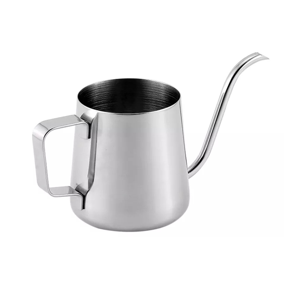 2022 Hot Sale Stainless Steel Large Capacity Art  coffee Drip pot For coffee Bar With Gooseneck Spout