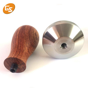 Wooden Handle Stainless Steel Base Coffee Tamper Barista Tools