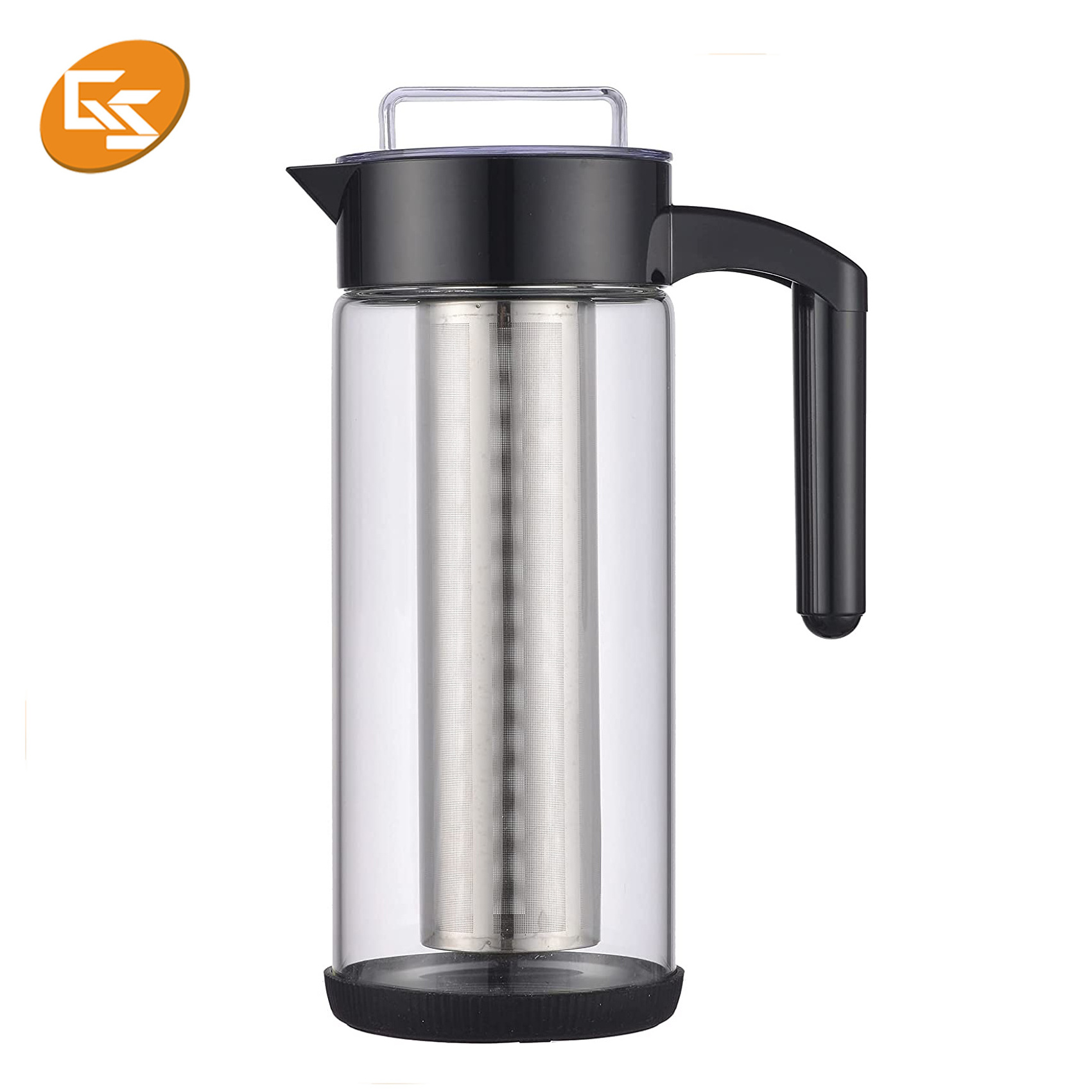 50oz Borosilicate Glass Pitcher Cold Brewer System Cold Brew Coffee Tea Maker  with Removable Filter