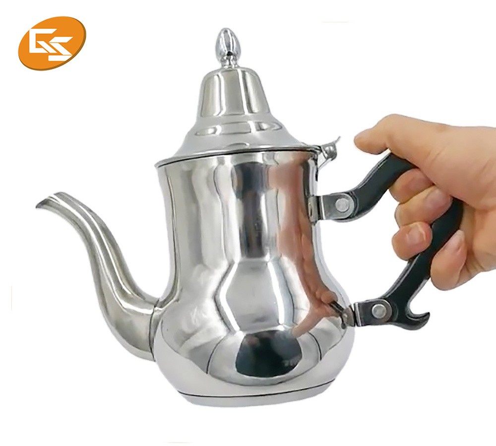 New Style Coffee Kettle Vintage Teapot Moroccan Styles Stainless Steel Coffee Tea Pot