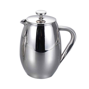 New Design Luxury Espresso French Press Coffee Maker Insulated Coffee Press with Extra Screen