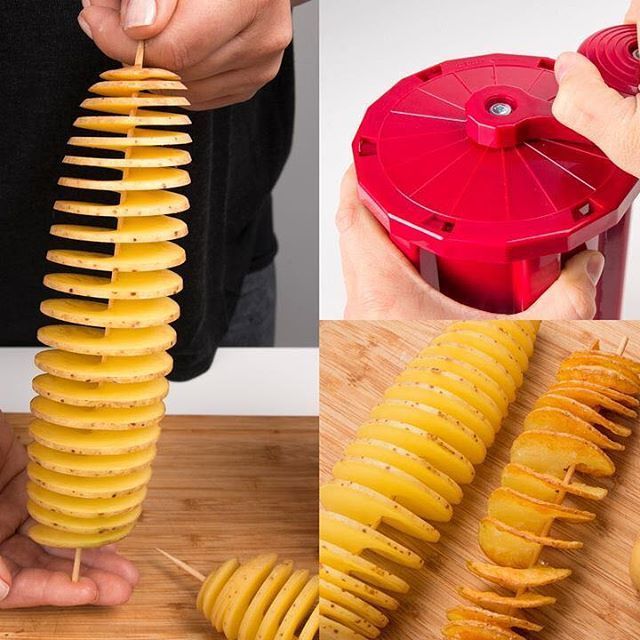 Customized Commercial Home Manual Curly Fries Twister Hotdog Spiral Tornado Potato Cutter Potato Fries Cutting Machine