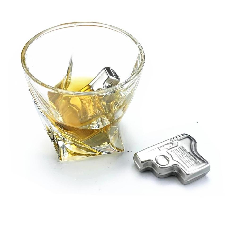 Best brand new Gun shape Stainless Steel Ice cube Wine Chiller Chilling