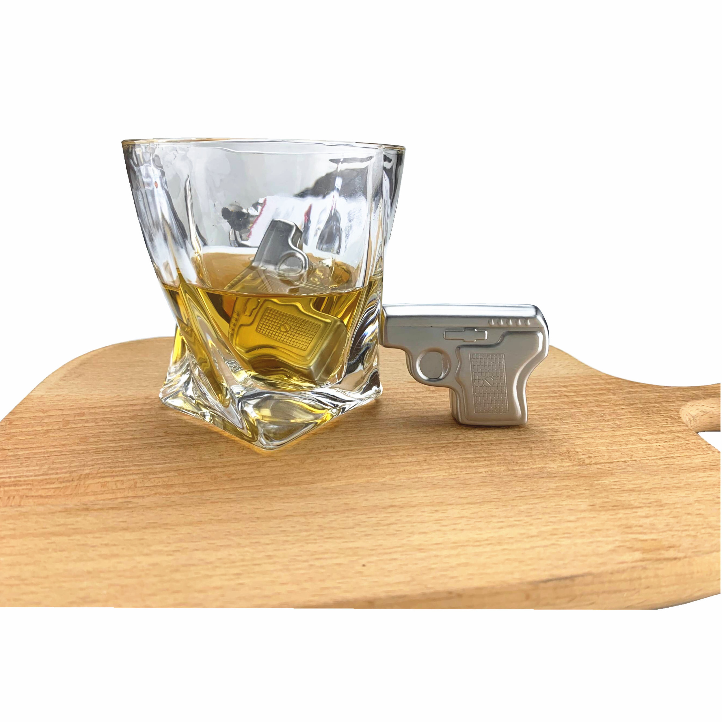 Best brand new Gun shape Stainless Steel Ice cube Wine Chiller Chilling