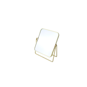 6 inch gold square table  makeup dual-side swing bedroom decoration mirror