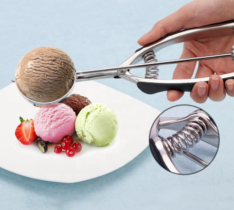 Cookie Scoop Ice Cream Spoon with Anti-Freeze Handle Stainless Steel Ice Cream scoop