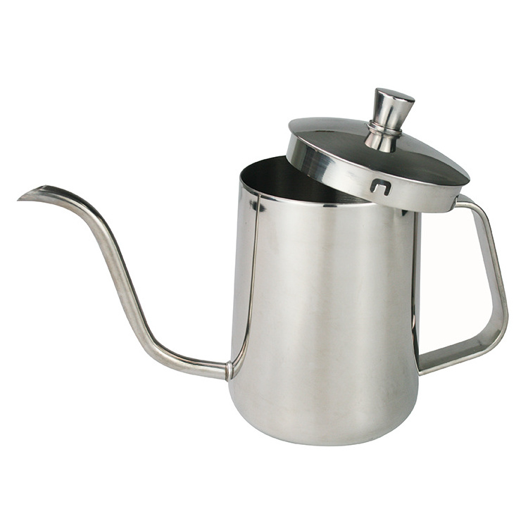 Harvest 350ml Stainless Steel Coffee Pot with Modern Design Long Spout and Lid for Drip Kettle Coffee