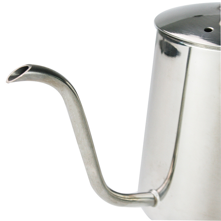 Harvest 350ml Stainless Steel Coffee Pot with Modern Design Long Spout and Lid for Drip Kettle Coffee