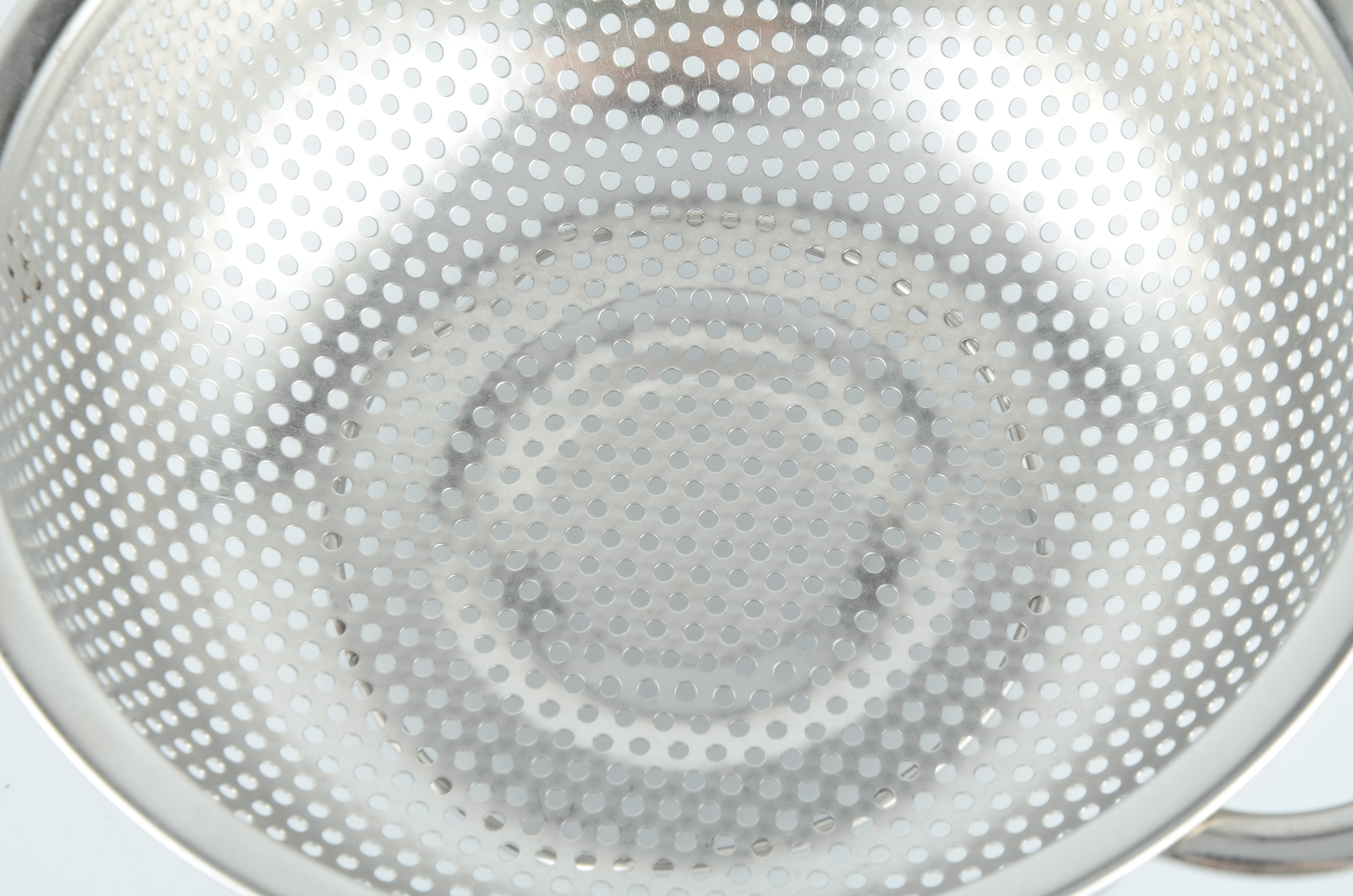 New kitchen double ears Vegetable Baskets stainless steel perforated shallow bowl Draining Basket