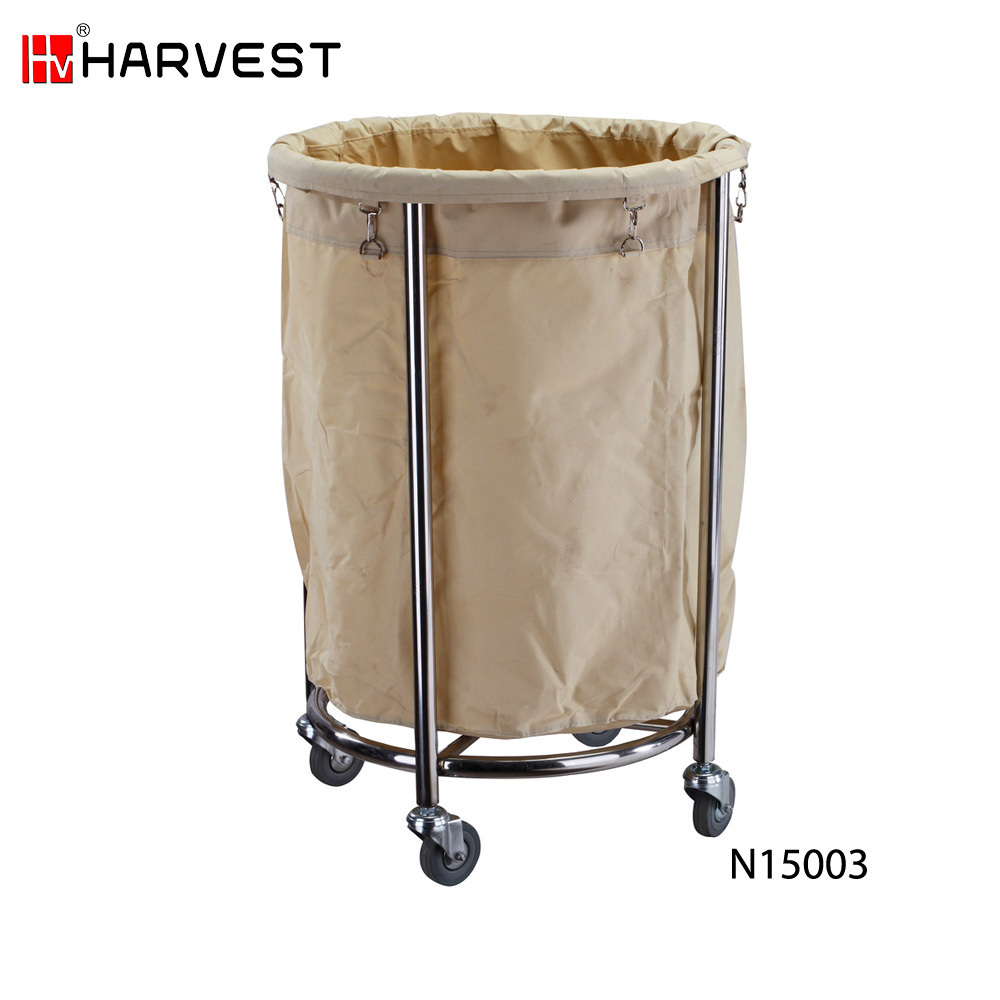 Linen Hotel Housekeeping Cleaning Laundry Storage Trolley