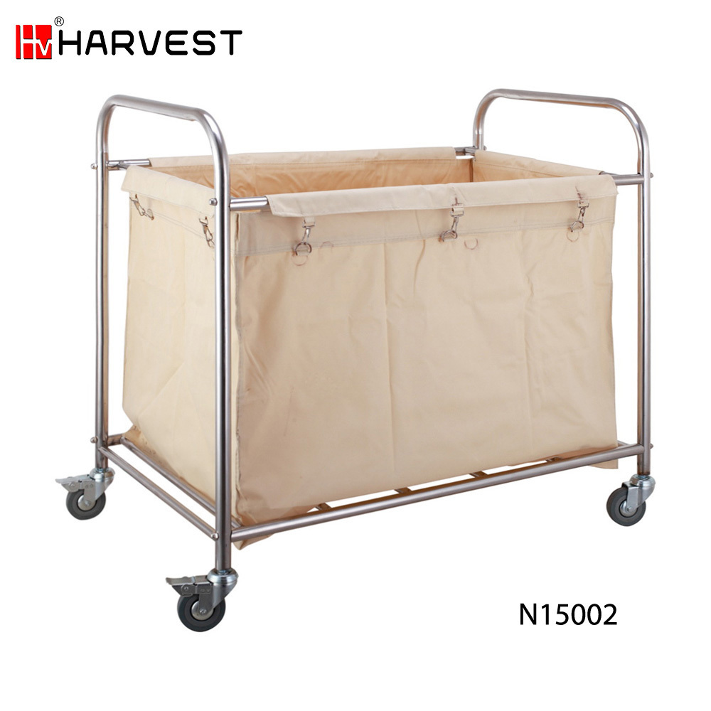 Linen Hotel Housekeeping Cleaning Laundry Storage Trolley