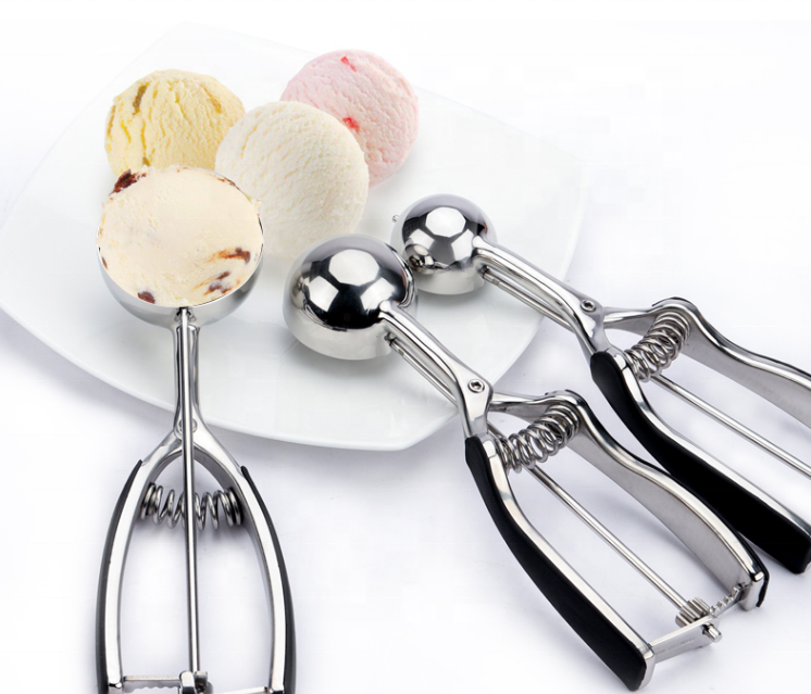 Cookie Scoop Ice Cream Spoon with Anti-Freeze Handle Stainless Steel Ice Cream scoop