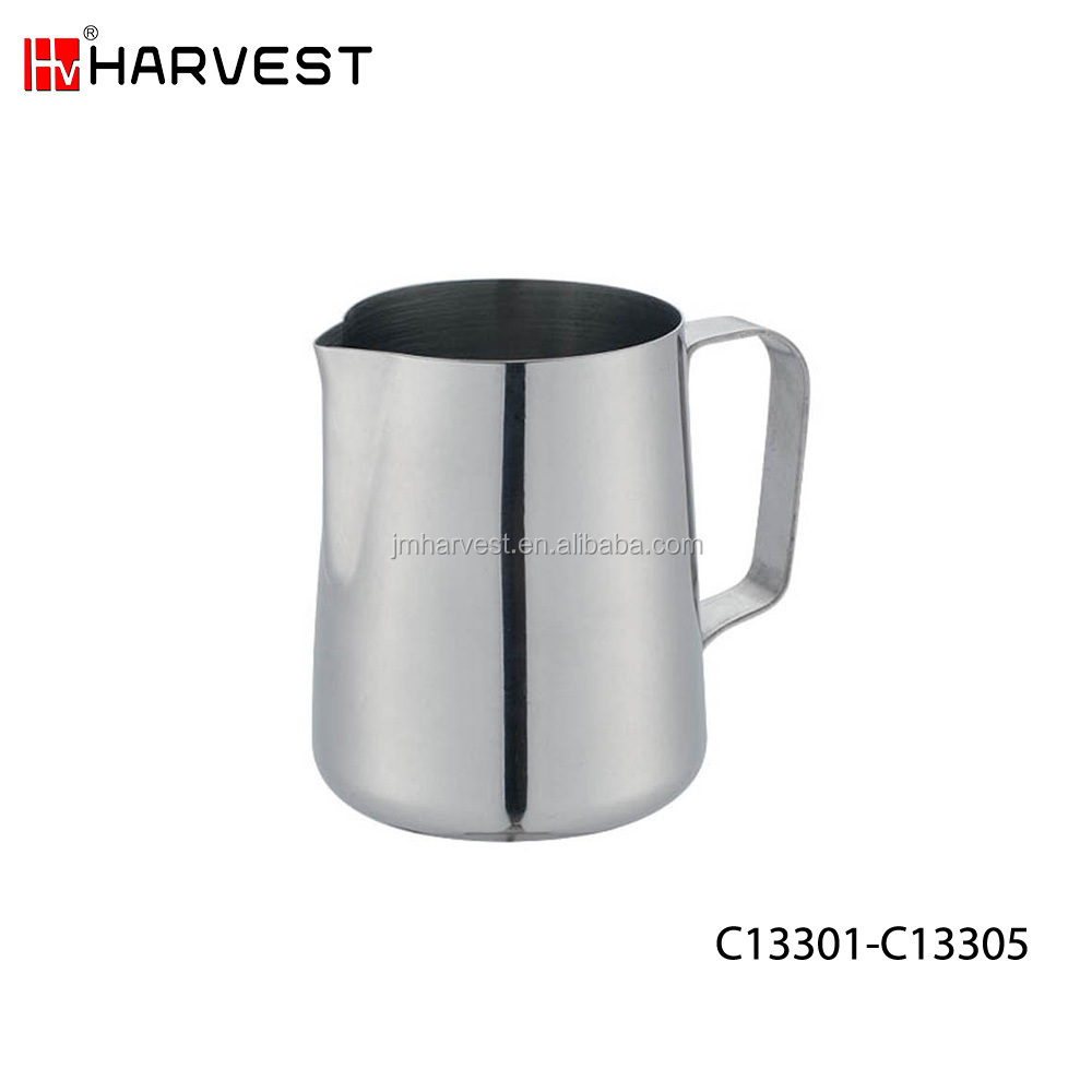 Custom logo Paint  Coffee Espresso Steaming Milk Pitcher Stainless Steel Milk Jug