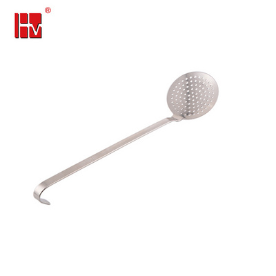 Kitchen tools stainless steel big slotted spoon strainer skimmer