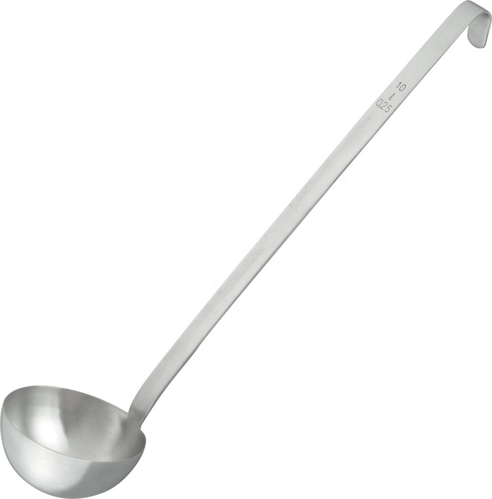 Stainless Steel Kitchen Utensils Long Handle Cooking &Soup Ladle  Family Server Wok Ladle