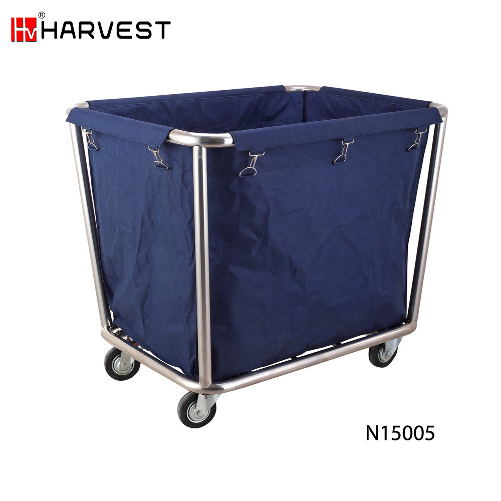 Linen Hotel Housekeeping Cleaning Laundry Storage Trolley