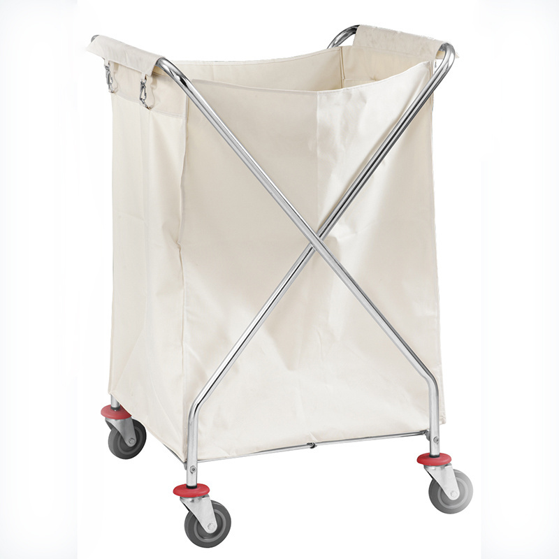 Linen Hotel Housekeeping Cleaning Laundry Storage Trolley